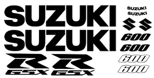 Suzuki GSXR 600 2005 Decal set