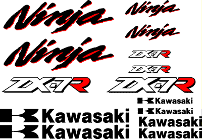 Kawasaki ZX-7R Ninja 2 Colour Set