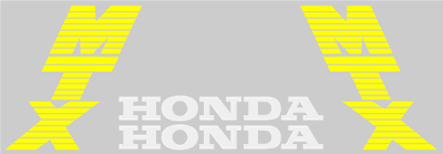 Honda MTX 125 Full Decal Set 1988 Model a