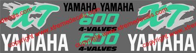 Yamaha  XT600 1993 Style Decal Set