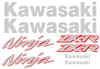 Kawasaki ZX-7R Ninja Decal Set 1997 Style