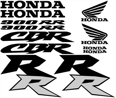 Honda Fireblade 1998 Model Full Decal Set 
