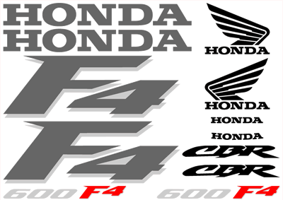 Honda F4 Decal Set 2000 Style