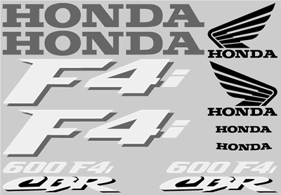 Honda F4i Decal Set 2002 Model