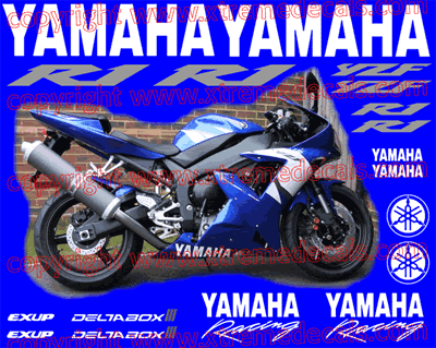 Yamaha R1 Decal Set 2003