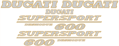 Ducati Supersport 600 Full Decal Set