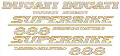 Ducati 888 Full Decal Set