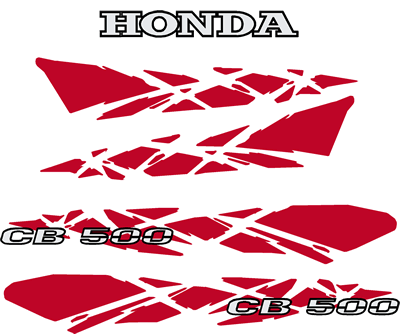 Honda CB 500 Decal Set 1994 1995