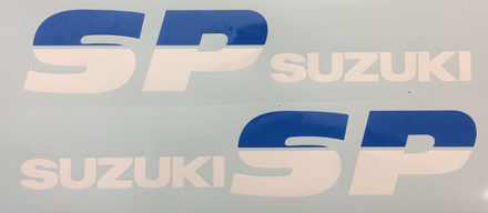 Suzuki SP200 1987 Tank Decals