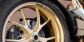 Ducati Performance Rim Decal set 