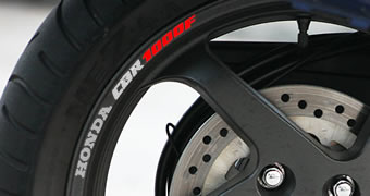 Honda CBR 1000F Rim Decal set