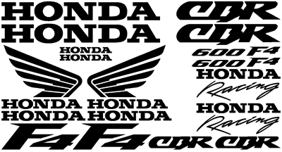 Honda F4 Full 18 Decal kit