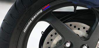 Honda Racing HRC Rim Decals