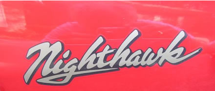 Nighthawk Decal - 1983 550 Honda Nighthawk 