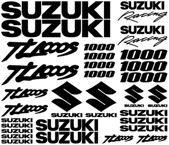 Suzuki TL1000S 31 Decal Set
