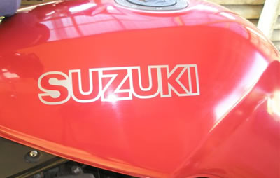 VX800 Tank Decal for the Suzuki VX 800 1991 Model
