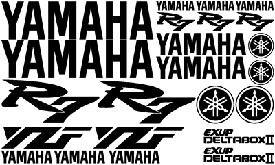 Yamaha YZF R7 23 Decal Set Pocket Bike 