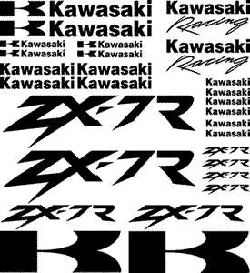 Kawasaki ZX-7R 28 Decal Set 